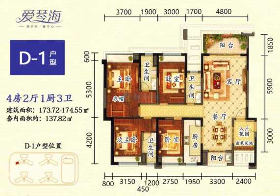 阳春尚品爱琴海户型图（阳春爱琴海楼盘户型图）