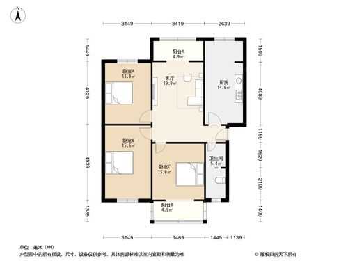 月都花园户型图（月都家园房价为什么低）