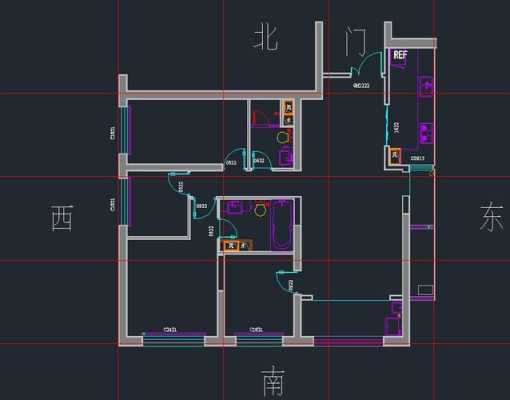 厕所在中宫的户型图（卫生间在中宫的户型）