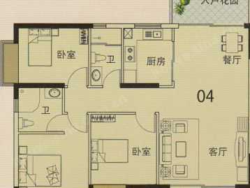 盛南新都2座户型图（新都盛集团）