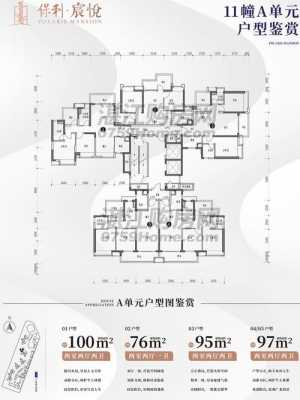 保利宸悦9栋户型图（保利悦城）