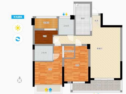 建德绿城香樟户型图（建德绿道二期）