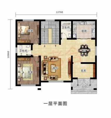 占地170平米别墅户型图（占地170平米别墅户型图大全）