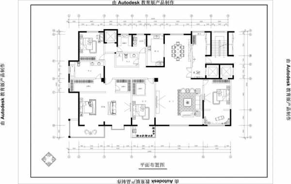 380平米大平层户型图（380平米别墅户型图）