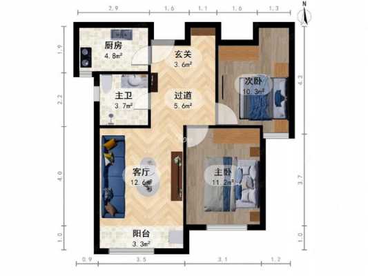 双青新家园e户型图（双青新家园房源）