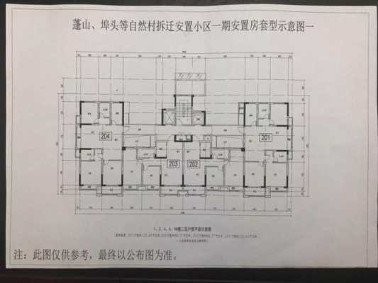 扶贫安置小区户型图（扶贫安置点）