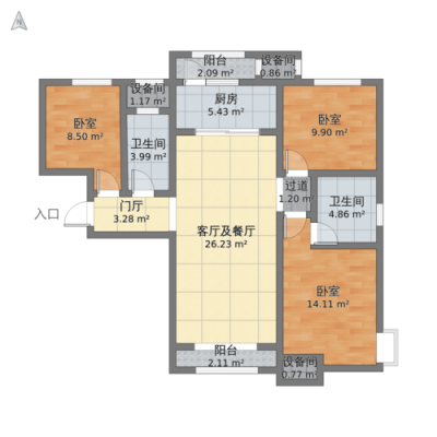 西安中铁建国际城户型图（西安中国铁建国际城二期幼儿园）