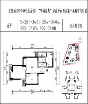 东锦城保障住房户型图（东锦城属于哪个社区）