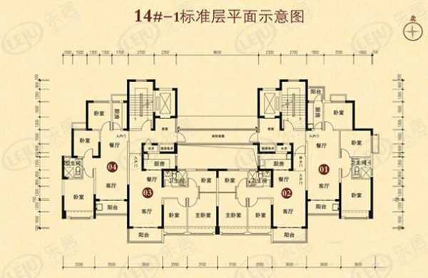 恒大城40号楼户型图（恒大城四期房价）