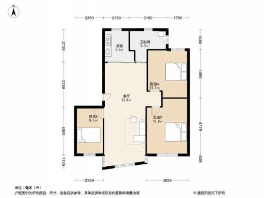 滨河花园4号楼户型图（滨河花园4号楼户型图片）