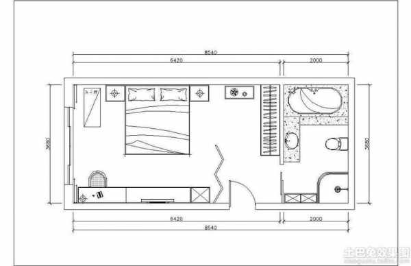 8平方米户型图（8平方房间设计图卧室图片）