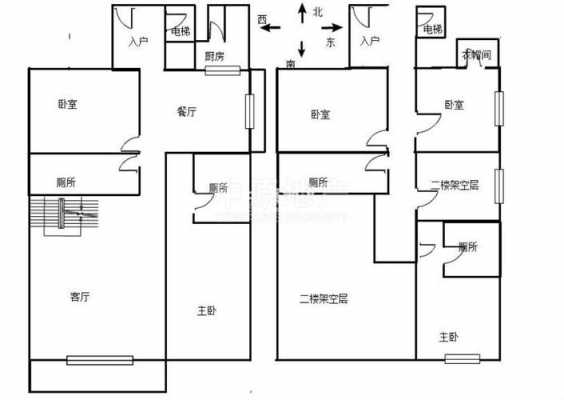 金山湖复式户型图（金山湖花园一区复式）