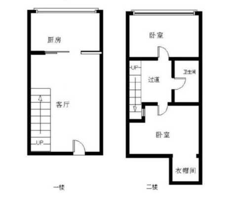 郑州小户型复式户型图（郑州小复式房价）