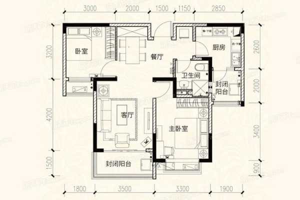 恒大绿岛新城所有户型图（恒大绿岛新城f组团户型图）