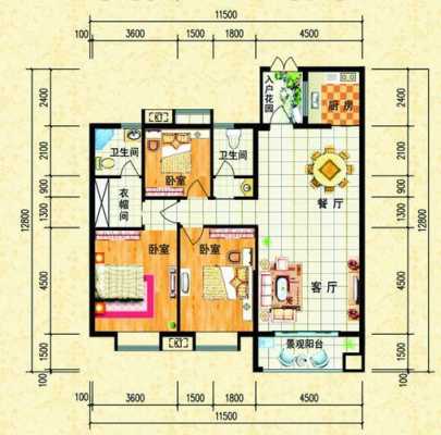 看懂房屋户型图实例（房屋的户型图怎么看）