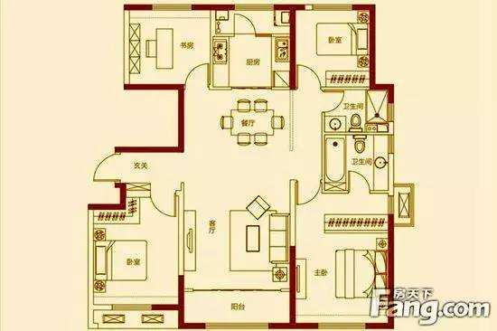 西安中海华庭户型图（西安中海华庭房价）