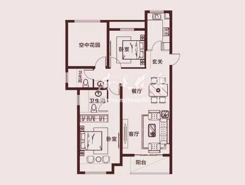 龙达新天地户型图（龙达新天地公寓）