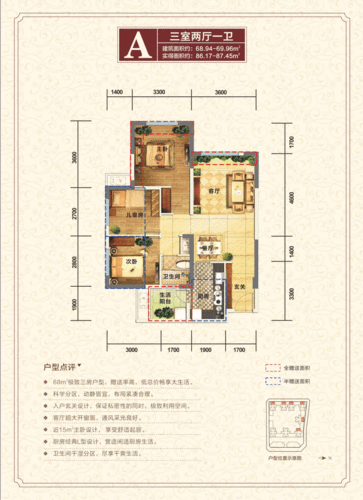 景观33一期户型图（景观城一号最新房价）