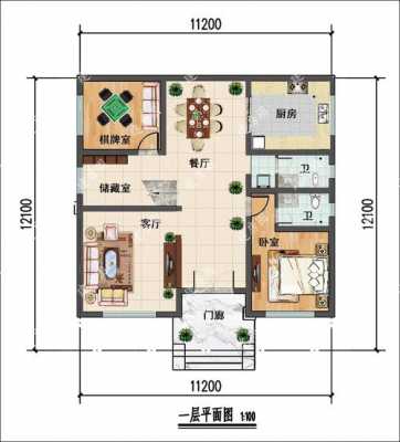 一层300平米户型图（一层130平方米房屋设计图）