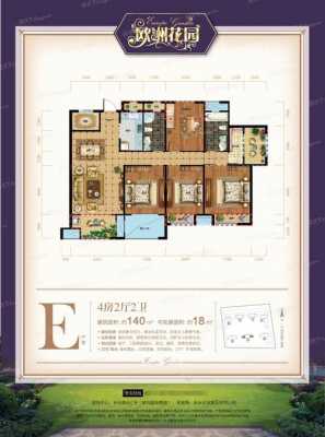 欧洲花园140平的户型图（欧洲花园怎么样）