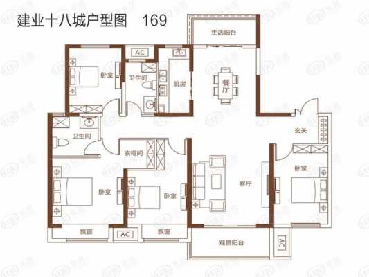 建业18城户型图（建业十八城一期二手房）