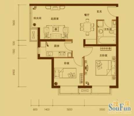 燕郊星河园两居户型图（燕郊星河苑小区位置）