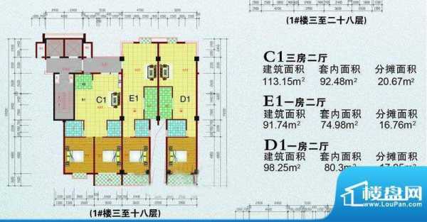 莆田荔园小区户型图（莆田荔园小区e区房价）