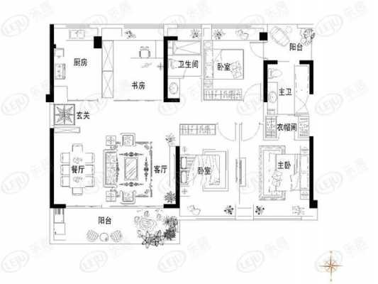 融侨105户型图（融侨1718）