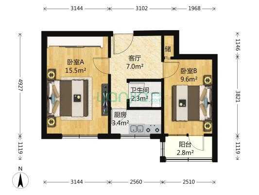 地坛北里小区户型图（地坛北里二手房价）