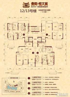 贵阳恒大城12栋户型图（贵阳恒大城12栋户型图大全）