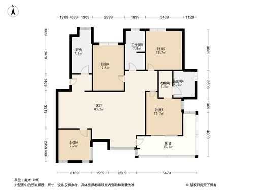 中天风景户型图（中天风景户型图片大全）