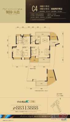 中山奥园爱琴湾户型图（中山奥园的别墅怎么样）